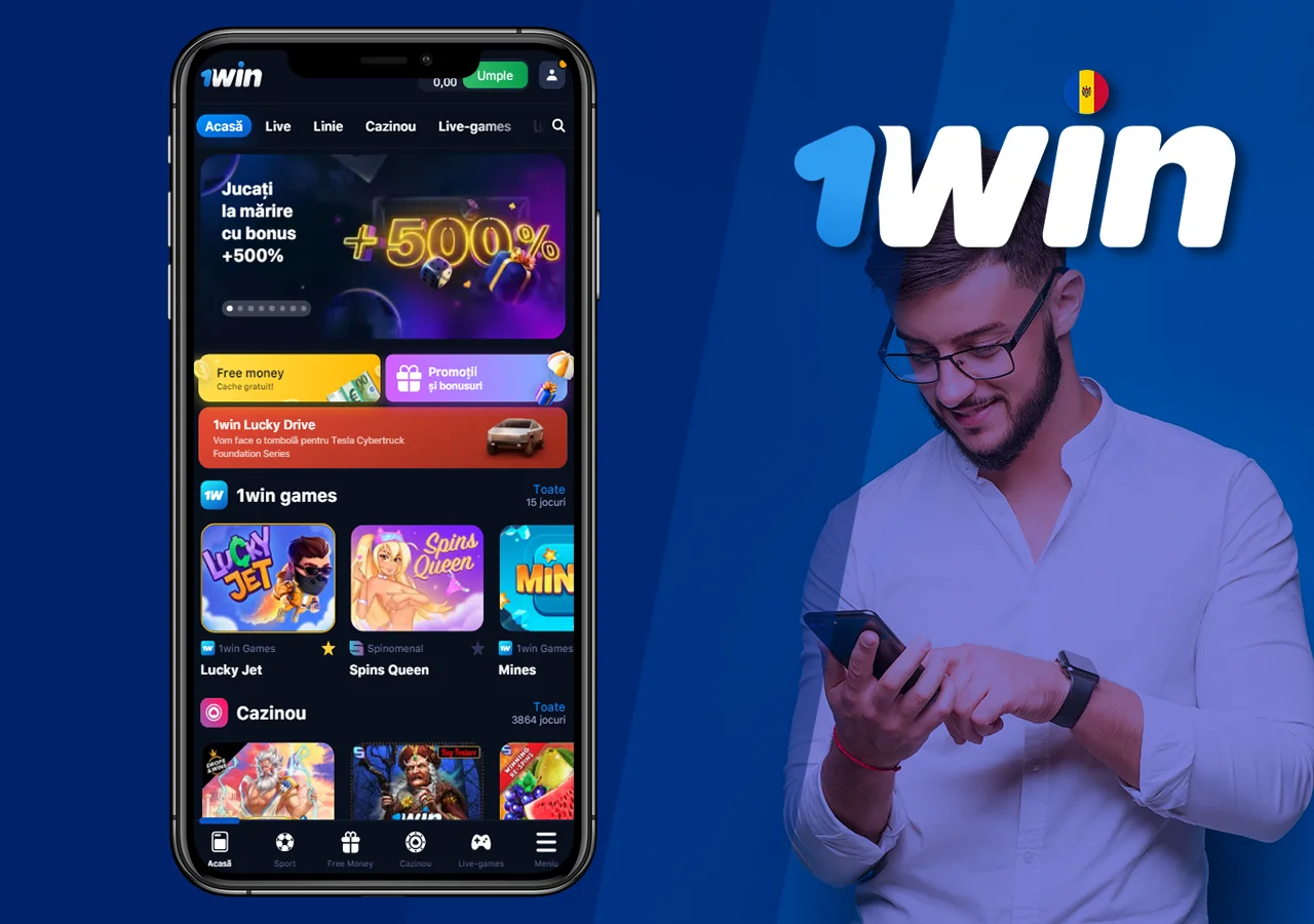 Explorați toate funcțiile și beneficiile aplicației mobile 1Win