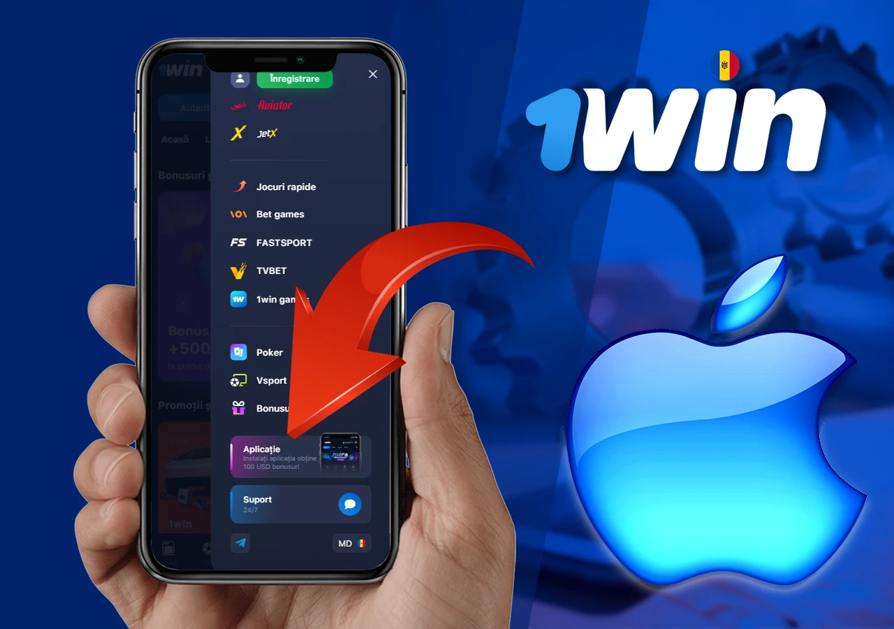 Instrucțiuni pas cu pas pentru instalarea aplicației 1Win pe un dispozitiv iOS