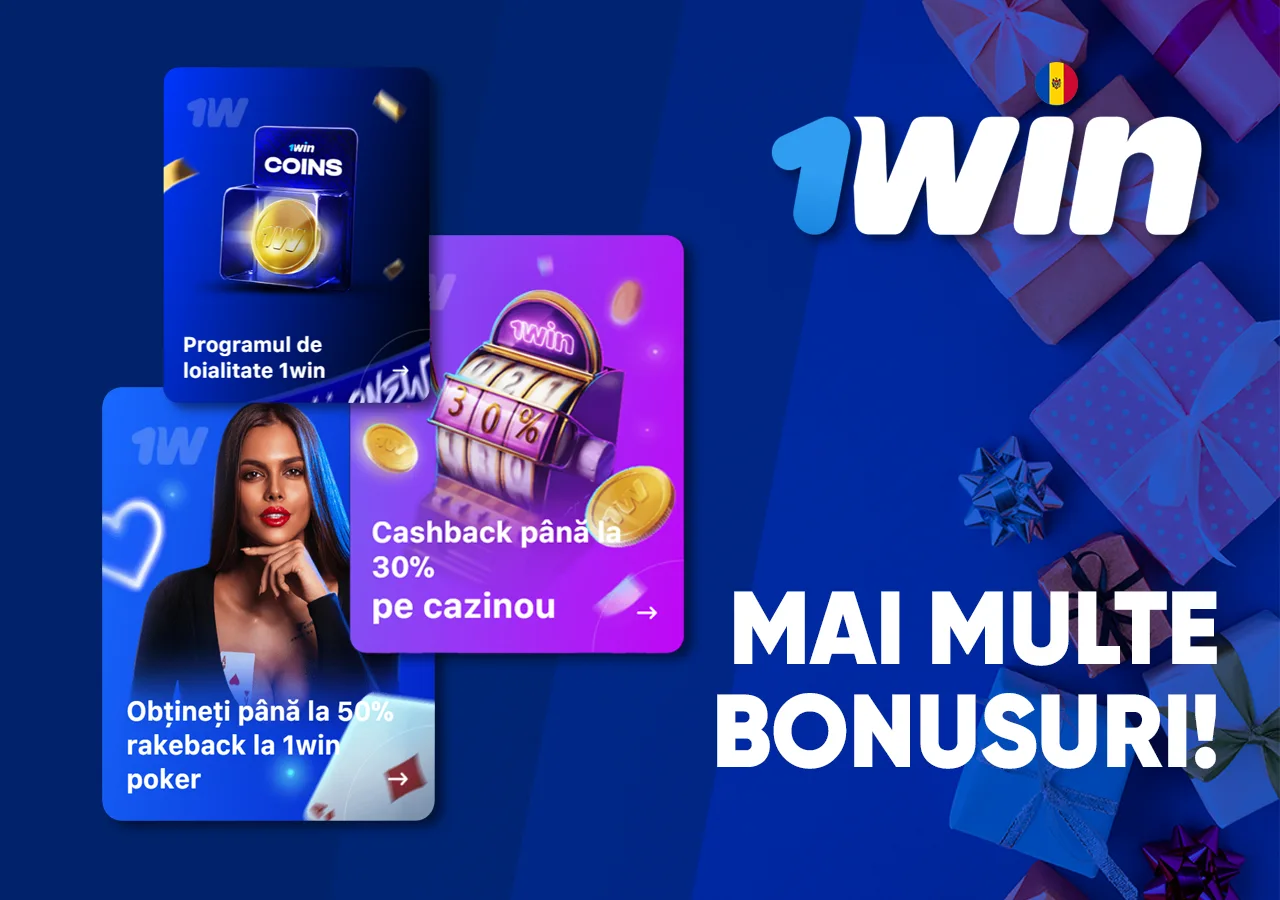 Există un program bonus adițional pentru secțiunea cazinoului.