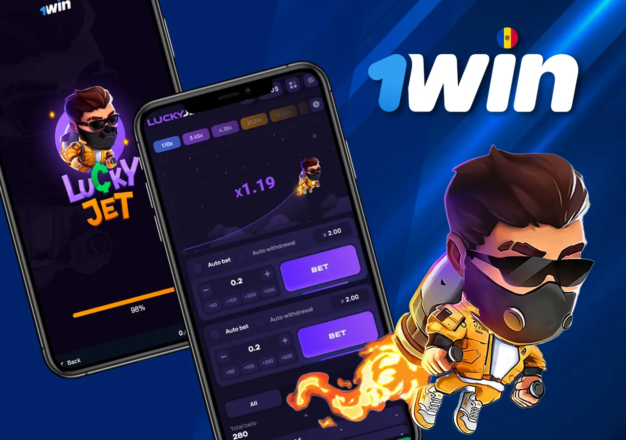Jocul Lucky Jet este, de asemenea, accesibil pe mobil