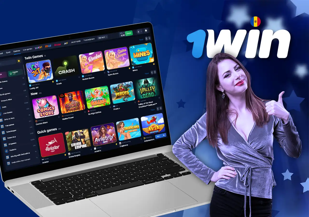 Explorați caracteristicile cazinoului 1Win din Moldova.